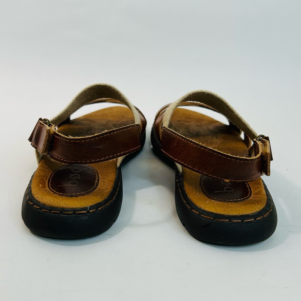 B.O.C. Brown Vegan Leather Strappy Sandals size 6 - Picture 8 of 12